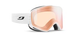 Julbo Skibrille Cyclon - weiß, spectron 1 glare control, zinnoberrot