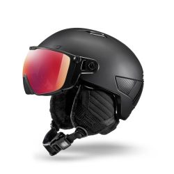 Julbo Skihelm Globe Evo Mips - schwarz, reactiv 1-3 , flash rot
