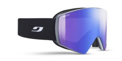 Julbo Skibrille Razor Edge - schwarz, reactiv 1-3 high contrast, flash blau