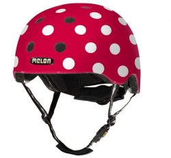 Melon Velohelm Dotty - rot-weiss