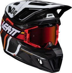 Leatt Helmet Kit Moto 9.5 V25 carbon - weiss