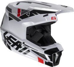 Leatt Helmet Moto 2.5 V25 - weiss-schwarz-rot