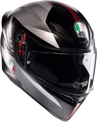 AGV Integralhelm K1 S Fastlap - schwarz-grau-rot