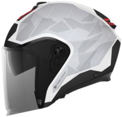 AGV Jethelm Irides Trieste - schwarz-weiss-rot