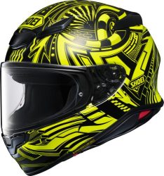 SHOEI Integralhelm NXR2 Beaut TC-3 - weiss-schwarz-neon gelb