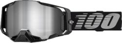 100percent Armega Goggle - black mirror silver lens