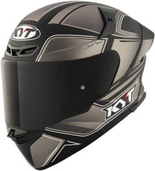 KYT Integralhelm TT-Revo Tourist - beige-schwarz-weiss