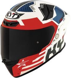 KYT Integralhelm TT-Revo Fuselage - rot-weiss-blau