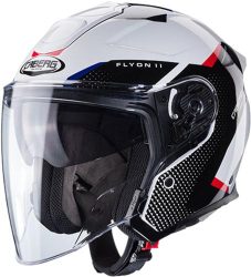 Caberg Jethelm Flyon II Boss - weiss-rot-blau