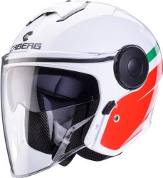 Caberg Jethelm Soho Zephyr - weiss-rot-grün