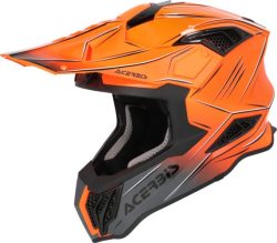 Acerbis Motocrosshelm AIRSTRIKE-X - orange-grau