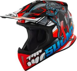 Suomy Offroadhelm X-Wing Snake - rot-blau-grau