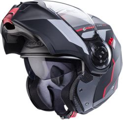 Caberg Klapphelm Duke Evo Move - matt anthrazit-schwarz-rot