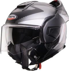 Caberg Klapphelm Trip Lunar - matt grau weiss
