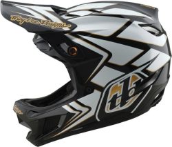 Troy Lee Designs D4 Composite Helmet W/MIPS - Ghostwing weiss