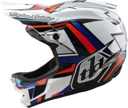 Troy Lee Designs D4 Composite Helmet W/MIPS - Frames weiss-silber
