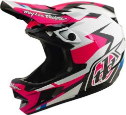 Troy Lee Designs D4 Polyacrylite Helmet W/Mips - Roamer pink