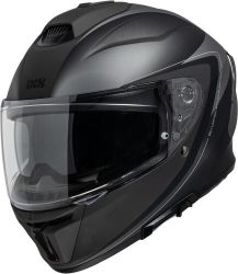 iXS Rapid 1.0 Graphic Integralhelm - dunkelgrau matt