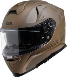 Einzelstück iXS Rapid 2.0 Graphic Integralhelm - braun matt-grau - Ohne Schachtel