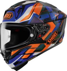 SHOEI Integralhelm X-Spirit Pro XS01 TC-8 - blau-orange-weiss