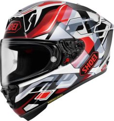 SHOEI Integralhelm X-Spirit Pro XS01 TC-1 - weiss-rot-schwarz