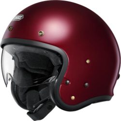 SHOEI Jethelm J-O 2 Plain - garnet metallic