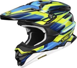 SHOEI Motocrosshelm VFX-WR 06 Sparkle TC-3 - schwarz-gelb-weiss