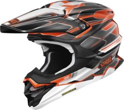 SHOEI Motocrosshelm VFX-WR 06 Sparkle TC-8 - schwarz-orange-weiss