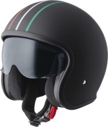 gms Jethelm Ride in Italy - schwarz-rot-weiss-grün italy