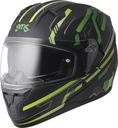 gms Integralhelm Hexago Graphic - grün
