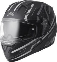 gms Integralhelm Hexago Graphic - grau