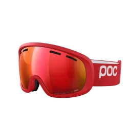 POC Fovea Mid Skibrille - Prismane Red/Partly Sunny Red