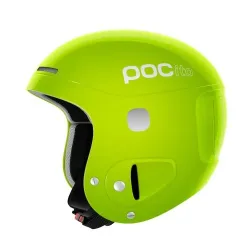 POCito Skull Kinder Skihelm - Fluorescent Lime Green