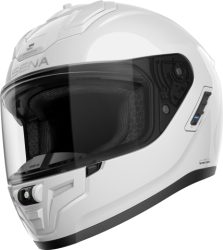 Sena PHANTOM ANC Smart Motorrad-Integralhelm - weiss glanz