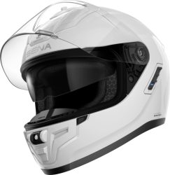 Sena PHANTOM Smart Motorrad-Integralhelm - weiss glanz