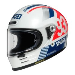 SHOEI Glamster MM93 Retro TC-10 Integralhelm - weiss-blau-rot