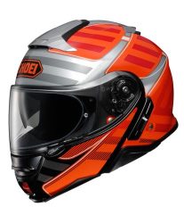 SHOEI Neotec II Splicer TC-8 Klapphelm - orange-schwarz-silber
