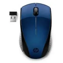 HP 220 Maus Funk Optisch Blau 3 Tasten 1300 dpi Integriertes Scrollrad
