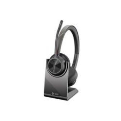 Poly Voyager 4320 Headset + BT700 Dongle + Ladestation, für Microsoft Teams zertifiziert