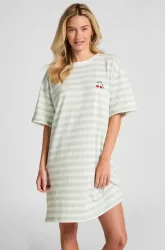 Hunkemöller - Pyjama Oberteil, für Damen, Grün Größe M/L