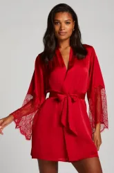Hunkemöller Kimono Satin Rot