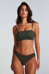 Hunkemöller Invisible String Stripe Mesh Grün