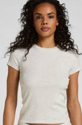 Hunkemöller Kurzärmeliges Pyjama-Oberteil Grau