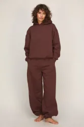 Hunkemöller Jogginghose aus Angerautem Sweat Braun