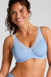 Hunkemöller Unwattierter Minimizer-Bügel-BH Nina Blau
