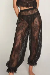 Hunkemöller Jogger Allover Lace Legacy Schwarz