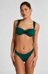 Hunkemöller Azua Highleg Bikinihose Grün