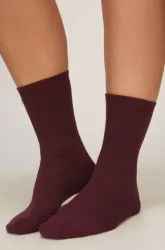 Hunkemöller 3er-Pack Baumwoll-Crew-Socken Lila