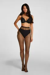 Hunkemöller Netzstrumpfhose Schwarz