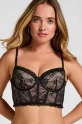 Hunkemöller Longline-BH mit Bügel und Polsterung Felicity Schwarz